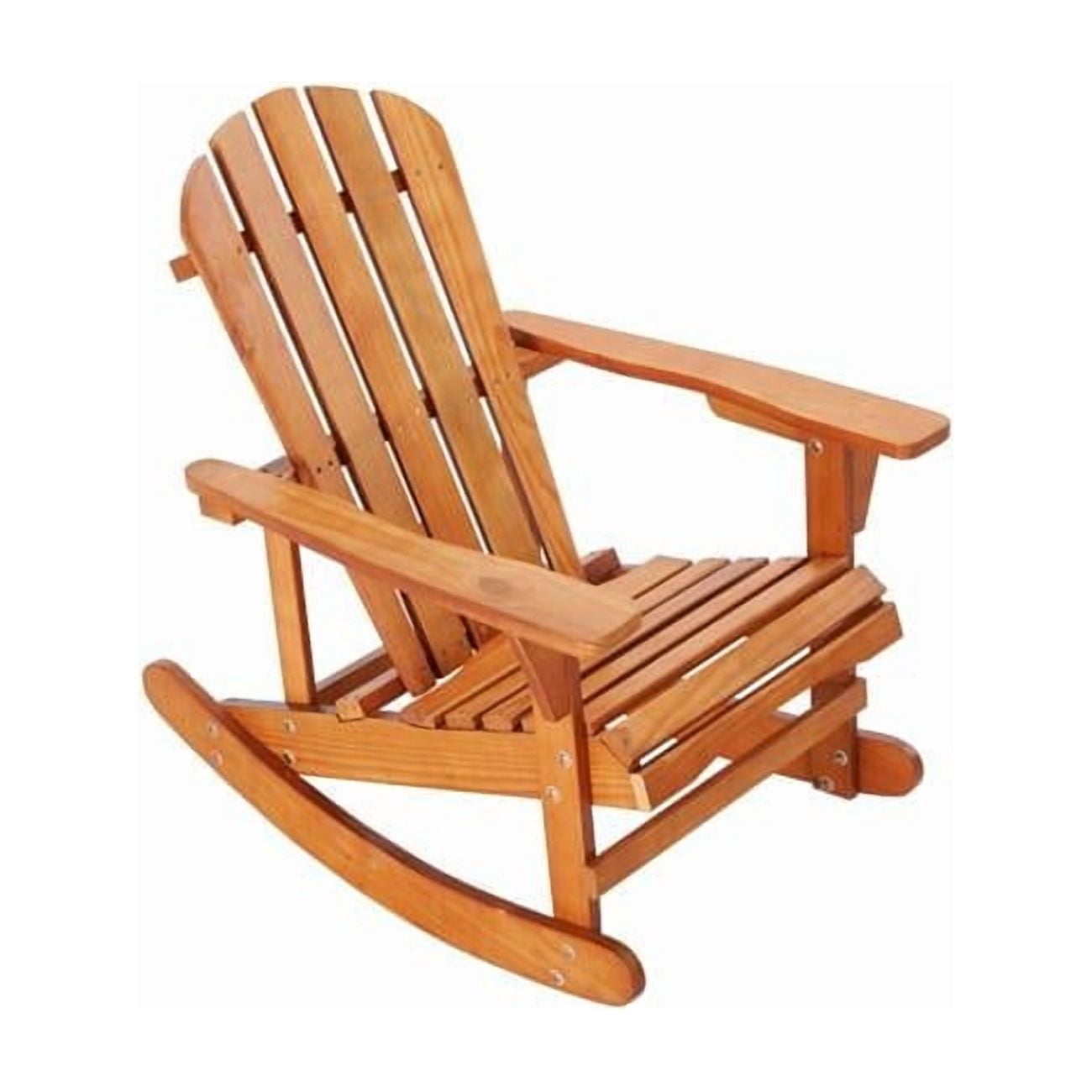 MOOOTTO Adirondack Rocking Chair Solid Wood Outdoor Furniture for Patio ...