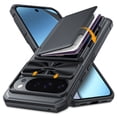 thumbnail image 1 of Oupeigar for Google Pixel 10 Pro XL Case with Card Holder(4 Cards)&Sliding Camera Cover&Kickstand[RFID Blocking]Shockproof Wallet Phone Case-Black, 1 of 9