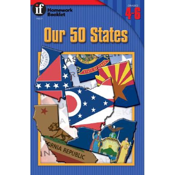 Pre-Owned Our 50 States Homework Booklet, Grades 4-6