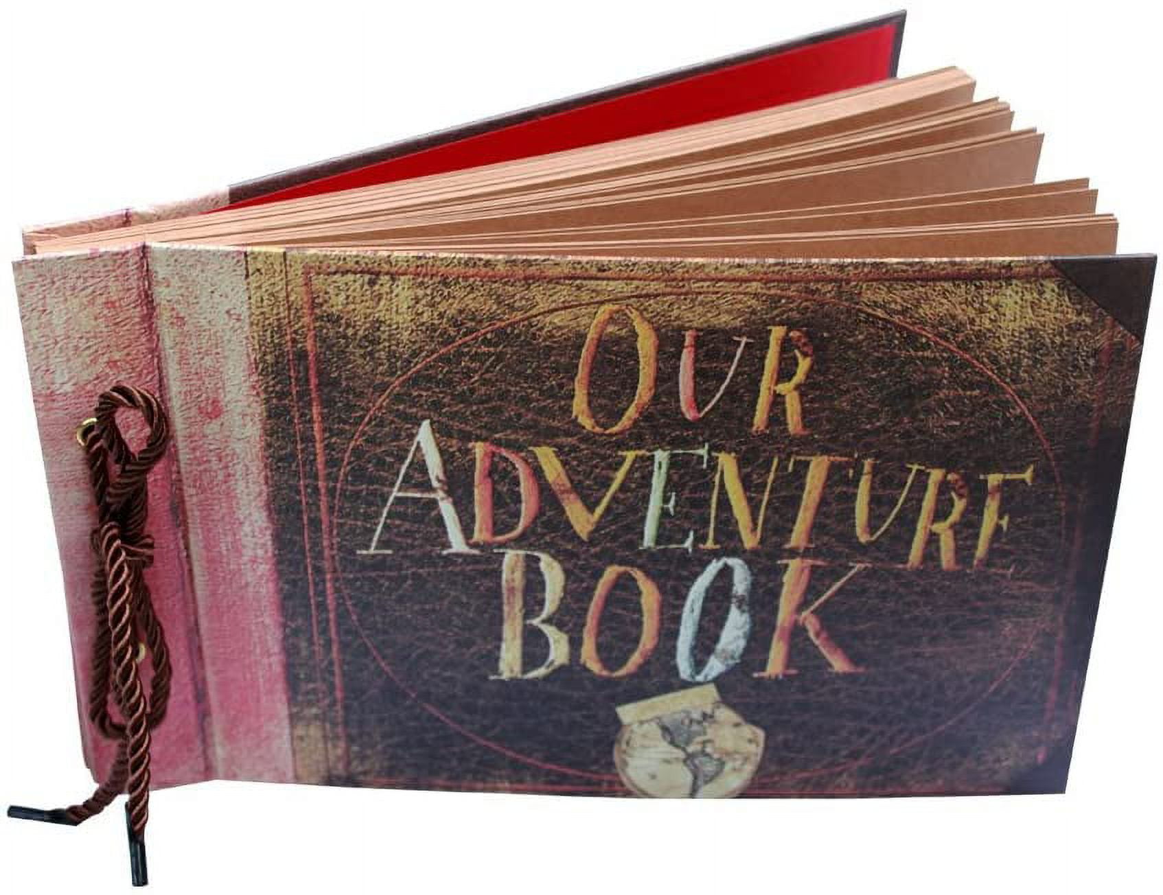 Lobamop Album Fotografico Fai Da Te – My Adventure Book, Stile Vintage, 40 Pagine 19x27 Cm, Per Scrapbooking - 3