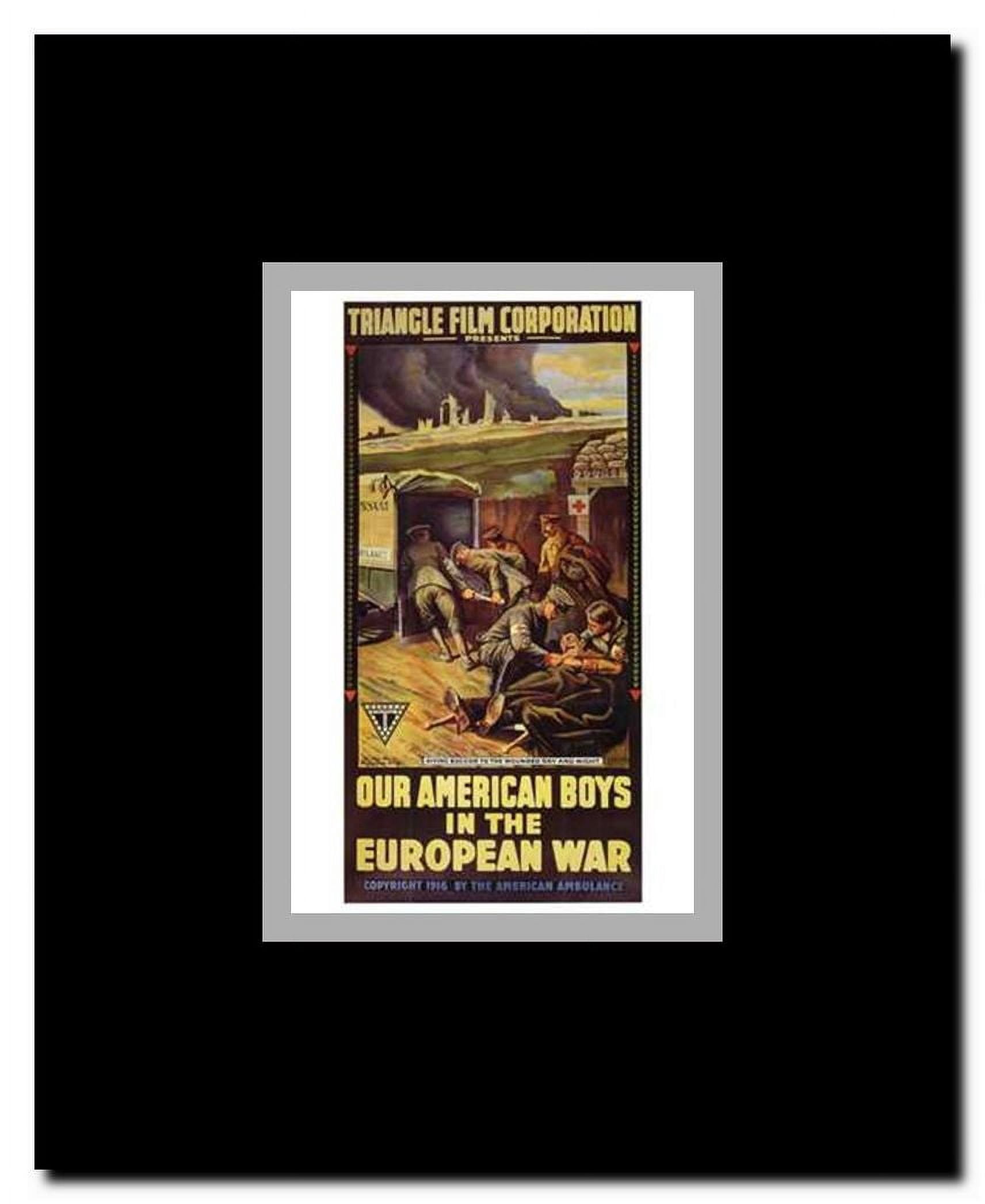 Our American Boys in the European War Framed Movie Poster