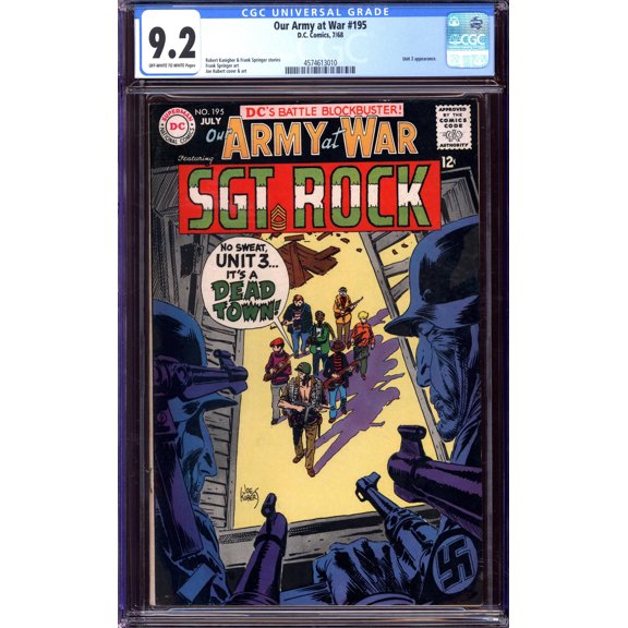 Our Army at War #195 - CGC 9.2 Comic Book