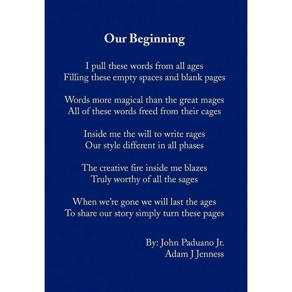 Our Beginning, (Hardcover)
