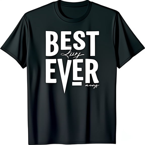Our Black T-Shirt with 'BEST Fury ' Graphic & Design
