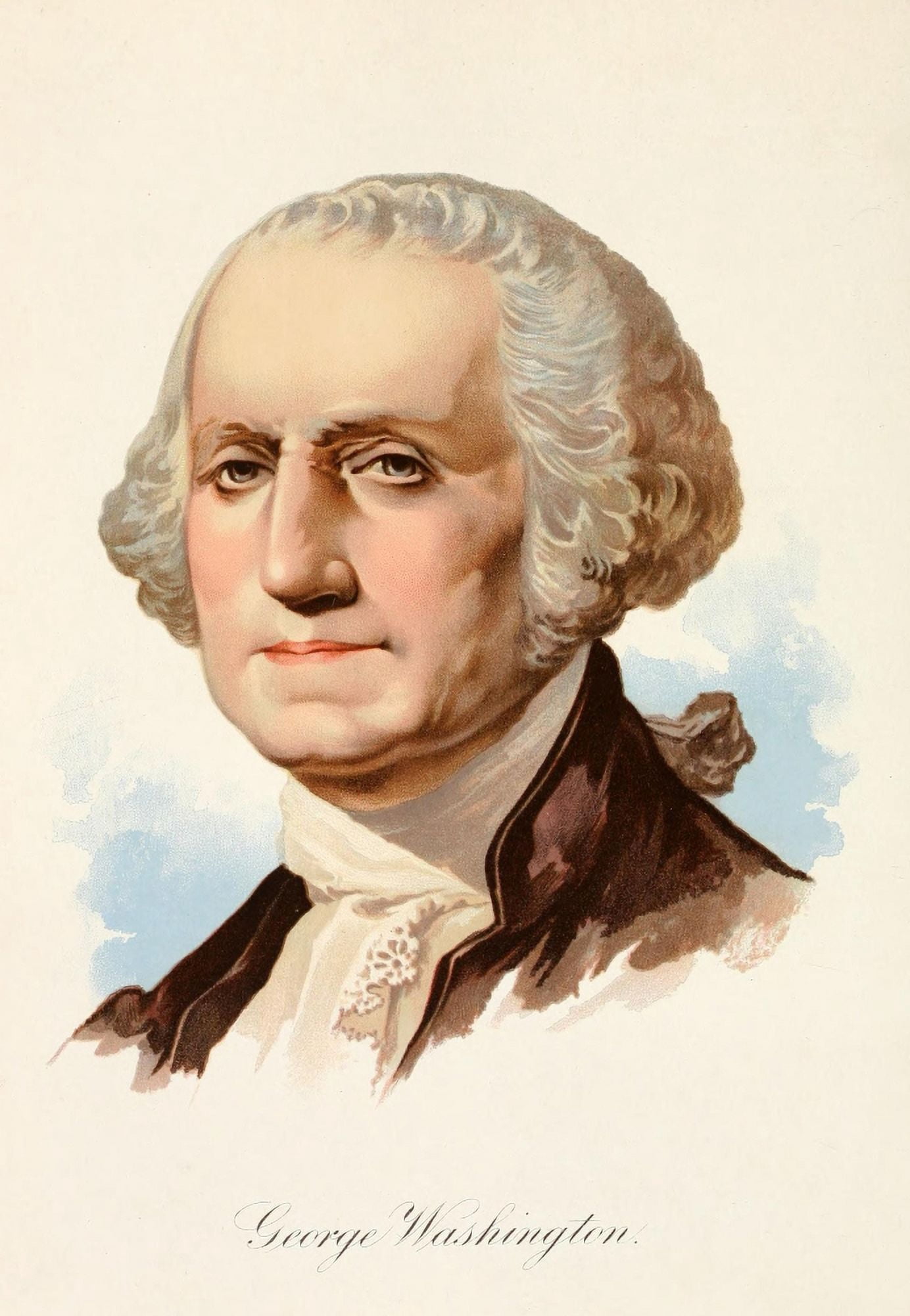 Our Country 1891 George Washington Canvas Art - Unknown (18 x 24)