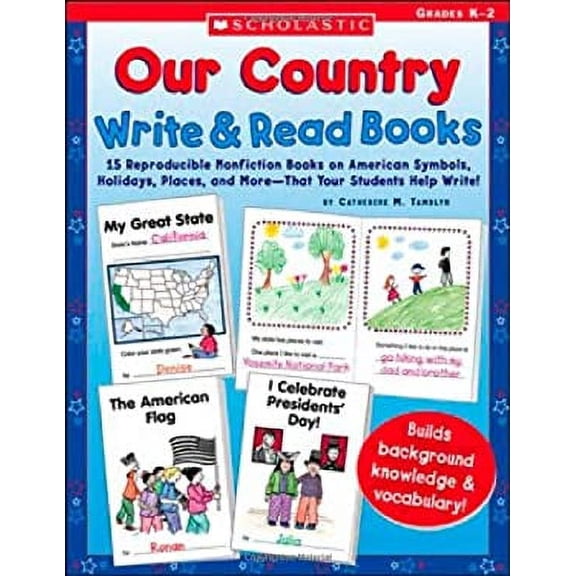 Pre-Owned Our Country Write & Read Books: 15 Reproducible Nonfiction Books on American Symbols, Holidays, Places, And More-that Your Students Help Write! (Paperback) 0439588499 9780439588492