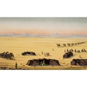 Our Desert Camp From A Painting By Charles Tyrwhitt-Drake. From The Book The