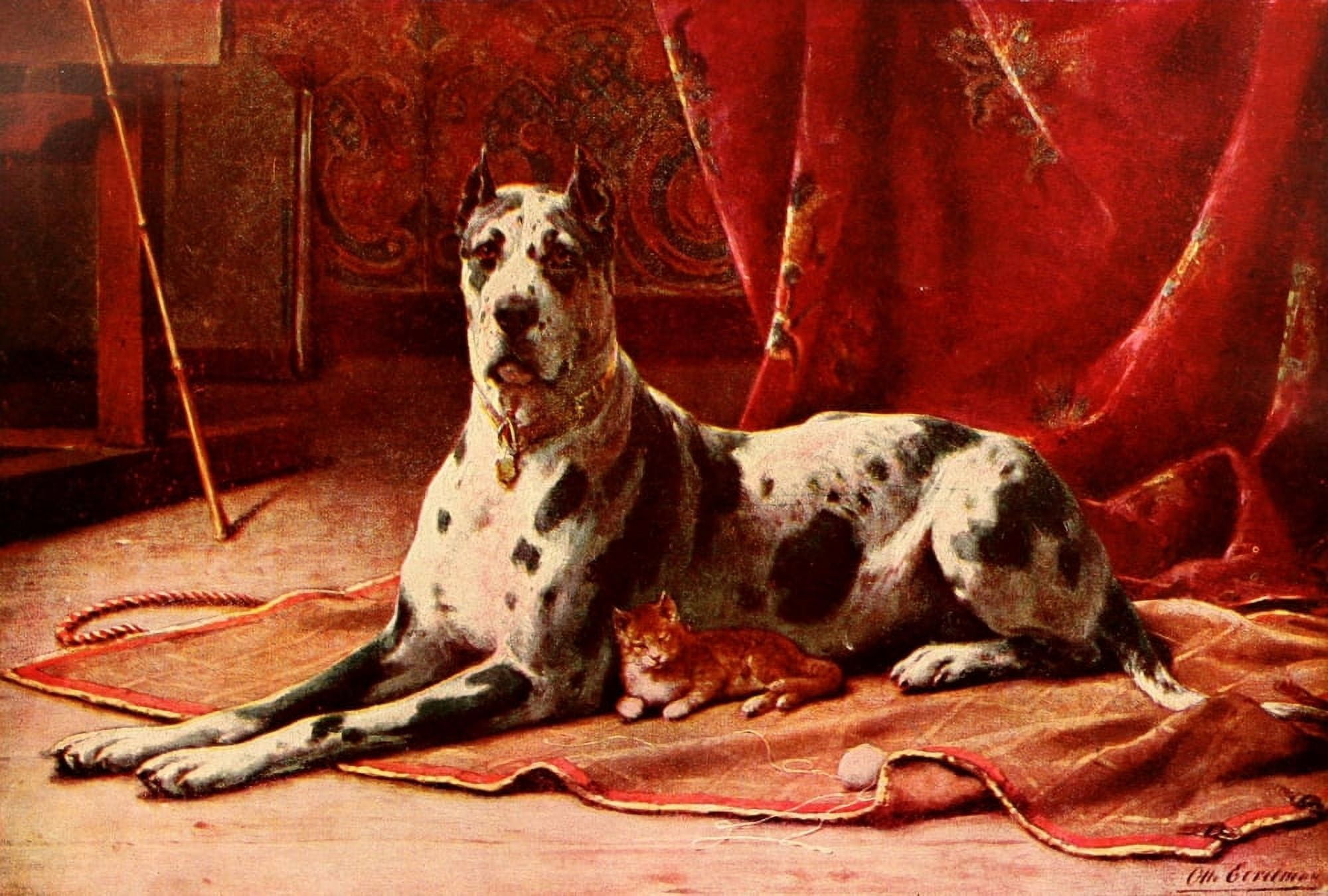 Our Domestic Animals 1907 German Dog Canvas Art - Otto Eerelman (18 x 24)