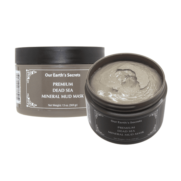 Our Earth's Secrets Premium Mineral Dead Sea Mud Mask 13 OZ (369 g)