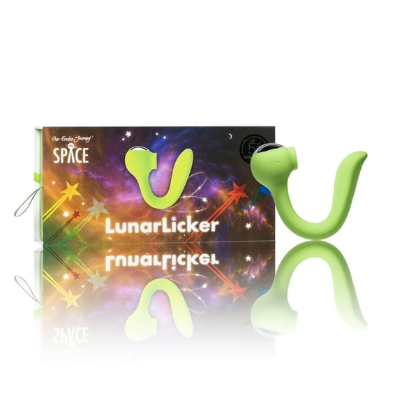Our Erotic Journey Lunar Licker Bendable Clitoral & G-Spot Vibrator-Green | 5 Year Warranty