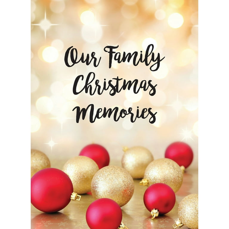 Vintage“ Our Christmas “Hardcover Personalized Family Christmas Memory Book