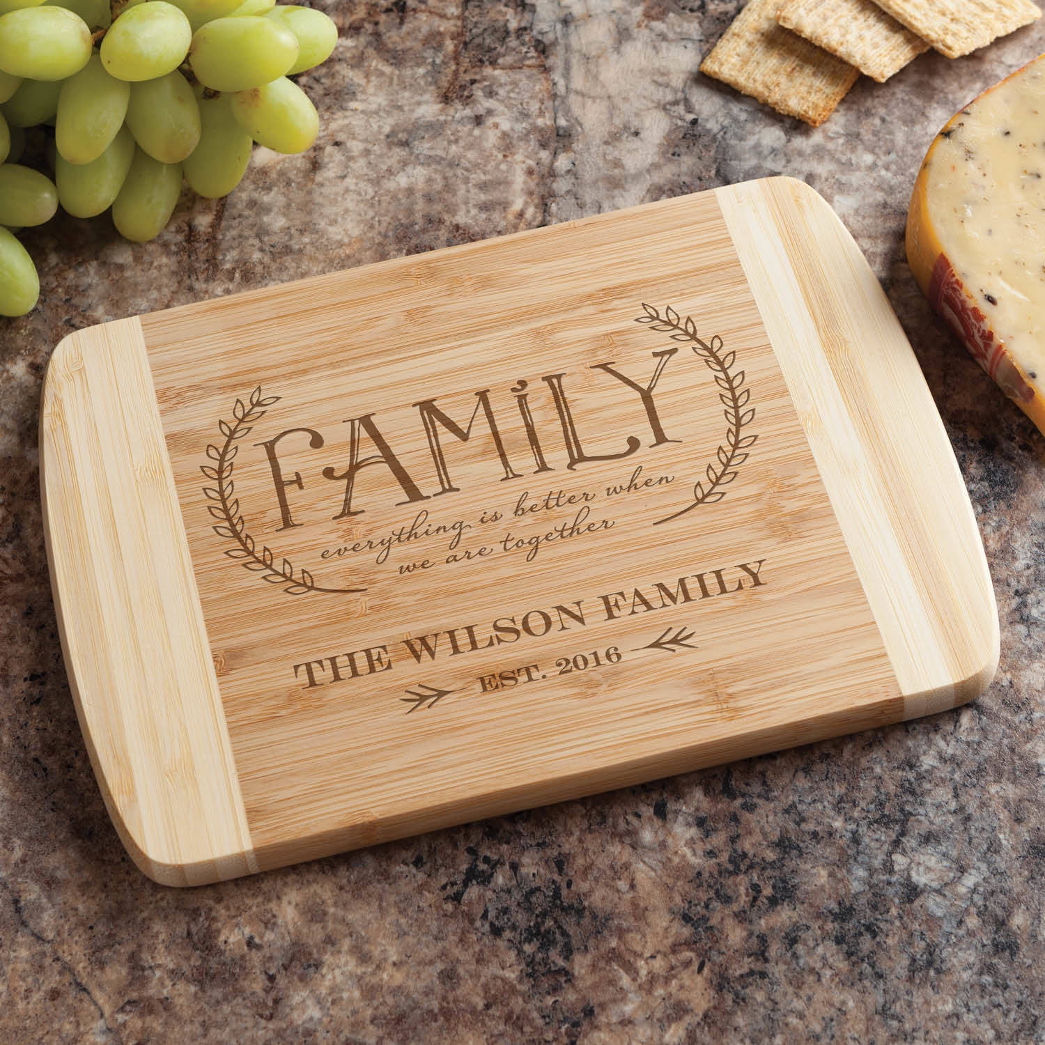 Uncommon Goods Personalized Bamboo Cut and Prep Board: Reviews
