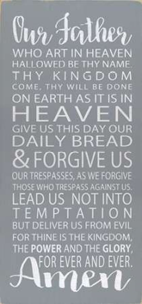 Our Father Canvas Art - Holly Stadler (10 x 20)