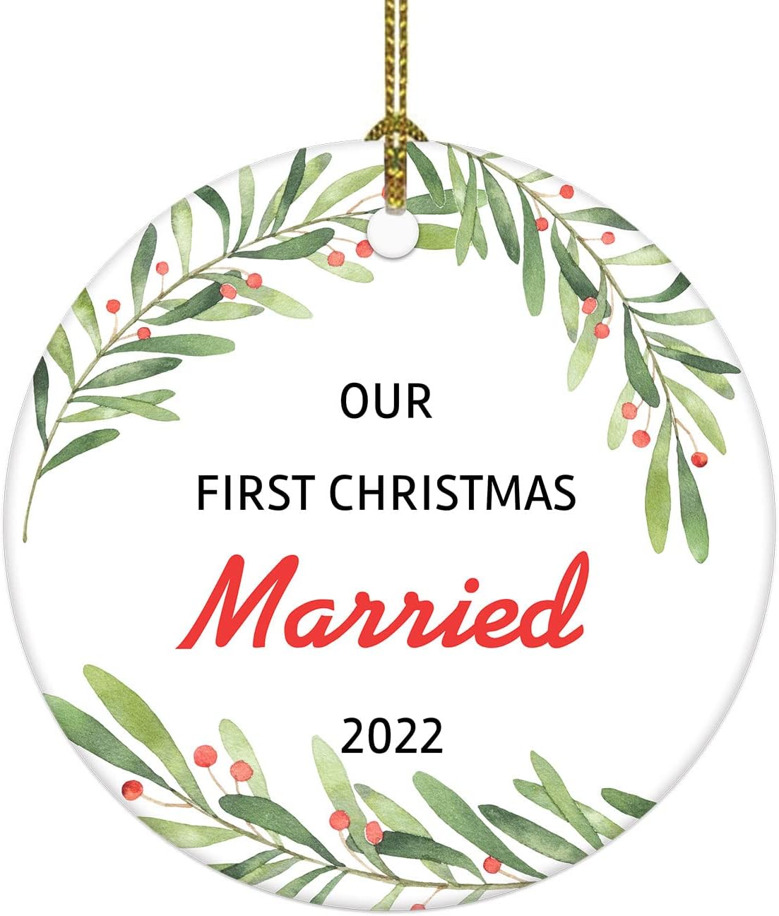 Our First Christmas Engaged Ornament 2022 Engaged Christmas Ornament