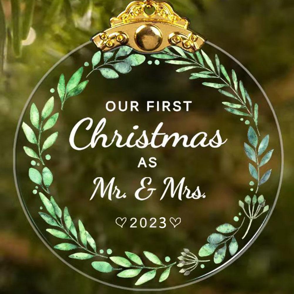 Our First Christmas Married Ornament 2023, Our First Christmas As Mr