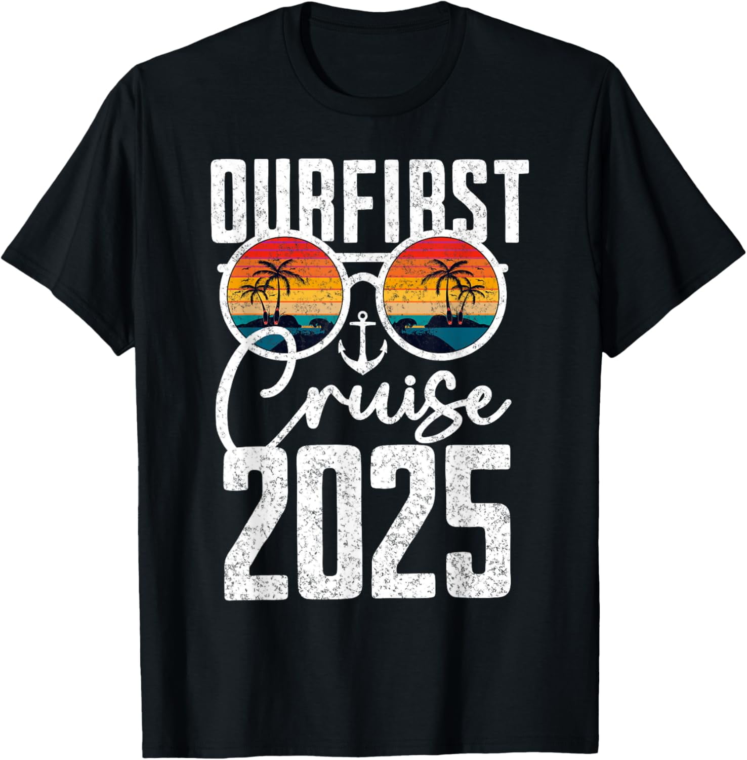 Our First Cruise 2025 family cruise Matching Family Trip TShirt