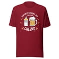 thumbnail image 1 of Our First Father's Day Together Cheers Shirt, Unisex, Dad & New Son Shirt, Dad & New Daughter Shirt, Funny Dad Shirt, Our First Father's Day (Cardinal, S), 1 of 1