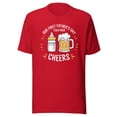 thumbnail image 1 of Our First Father's Day Together Cheers Shirt, Unisex, Dad & New Son Shirt, Dad & New Daughter Shirt, Funny Dad Shirt, Our First Father's Day (Red, 2XL), 1 of 1