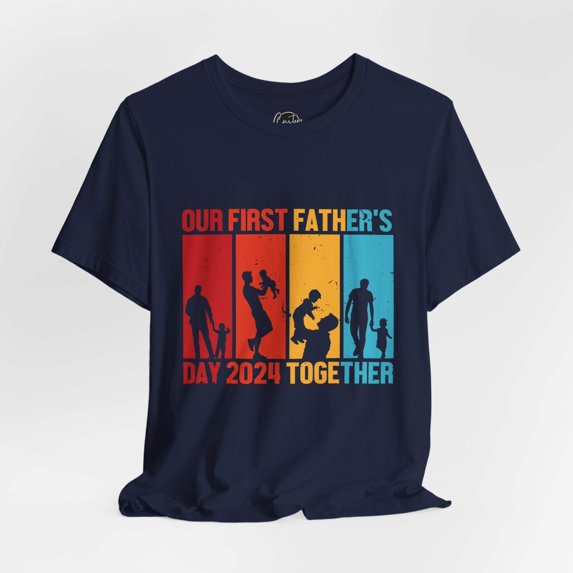 Our First Fathers Day - Dads T-Shirt, Fathers Day Shirt, Dad Birthday Gift, Cool Gift for Dads, Gift for Dad, Husband Gift, Gift for him