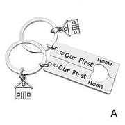 Our First Home Keychain For Couples Anniversary Gift Valentine's Gift Day I2P8