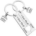 thumbnail image 1 of Our First Home Keychains New House Keychain Keyrings 2026 Housewarming Gift Couples, 1 of 5