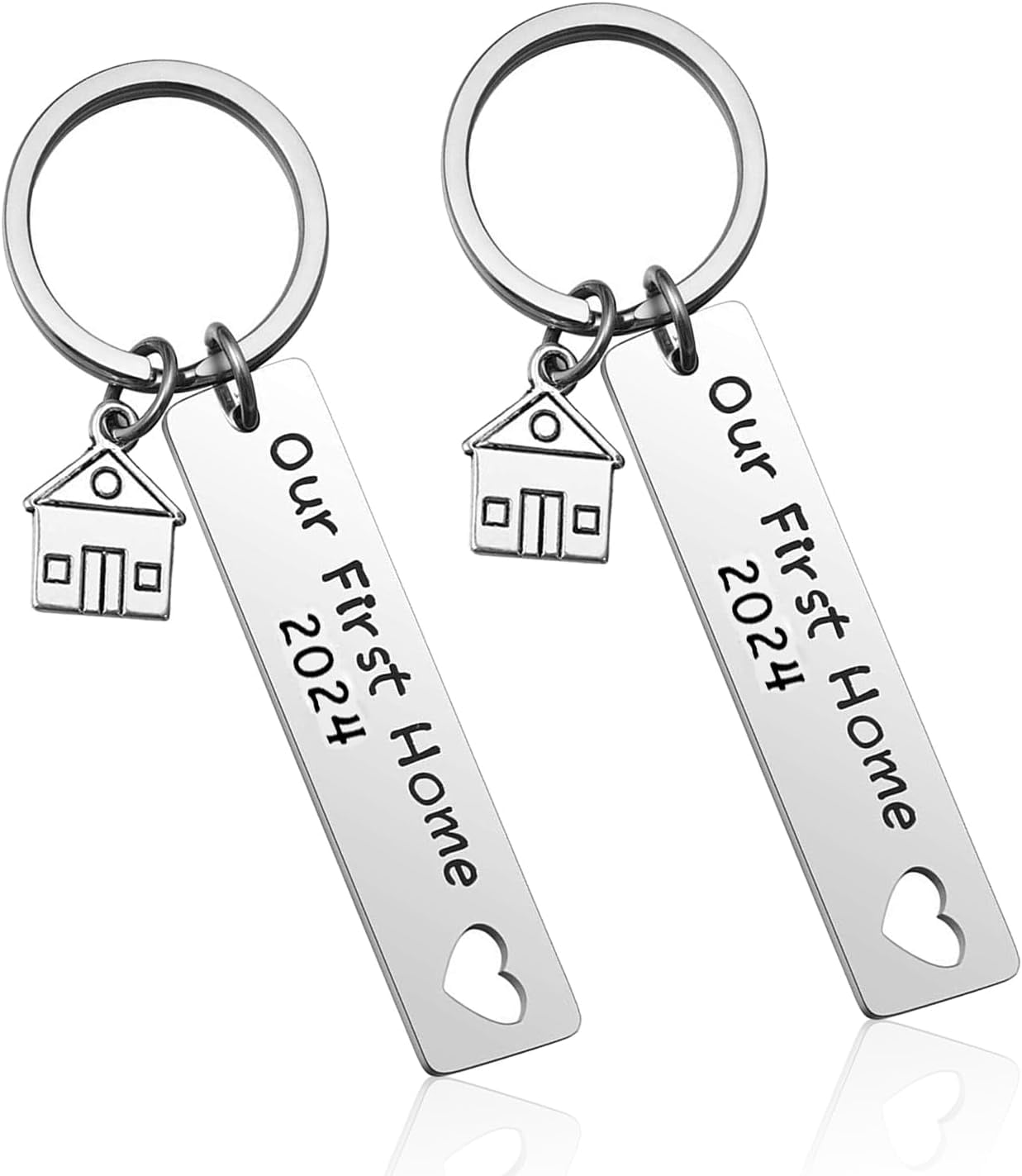 Fisrt Home Key Rings Our First Home Keychains New House Keychain New Home Keychain House ...