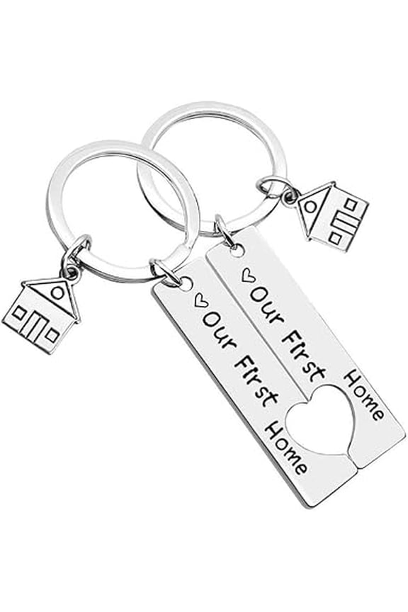 Our First Home Keychains New House Keychain New Home Keychain House Keyrings 2026 Housewarming Gift