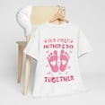 thumbnail image 1 of Our First Mother's Day Shirt,Mother's Day Baby Footprint Shirt ID-0402-GTAH, 1 of 10