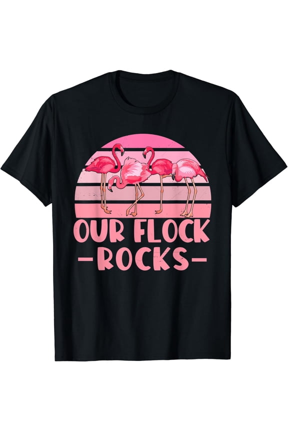 Our Flock Rocks Flamos Family T-Shirt