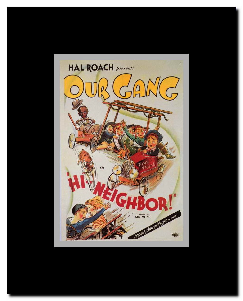 Our Gang Framed Movie Poster