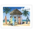 thumbnail image 1 of Our Gang - Surfboard Art - From an Original Color Painting by Scott Westmoreland - Fine Art Matte Paper Print (Unframed) 24x32in, 1 of 4