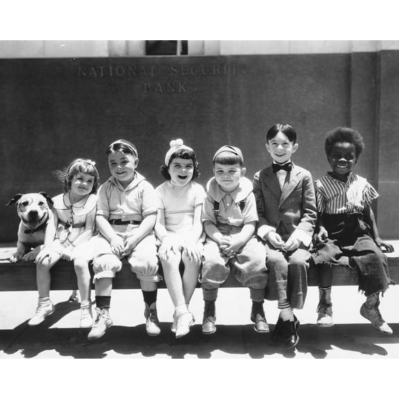 Our Gang The Little Rascals Line-Up 24x36 Classic Hollywood Poster