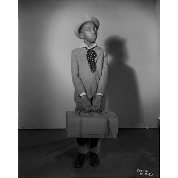 Our Gang member with a suitcase Photo Print (8 x 10)