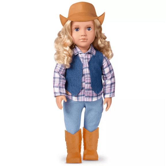 Our Generation 18" Cowgirl Doll in Western-Inspired Outfit