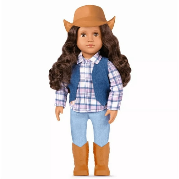 Our Generation 18" Cowgirl Doll in Western-Inspired Outfit