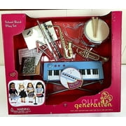 Our Generation 18 Doll School Band Set Keyboard Flute Drum Instruments Trumpet