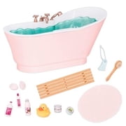 Our Generation Bathtub Accessory with Sounds for 18 Dolls - Bath & Bubbles Tub Set