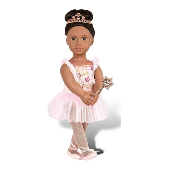 Our Generation Delmy 18 Inch Sugar Plum Fairy Fashion Doll - Tiara and Wwnd