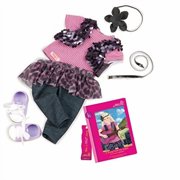Our Generation Deluxe Poseable Layla Doll with Musical Accessories, 2 Performance-Worthy Outfits, and Storybook