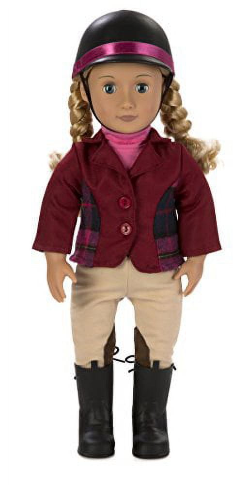 Our Generation Our Generation Doll By Battat- Lily Anna 18" Deluxe Posable Equestrian Horse Riding Doll With Book & Accessories- For Ages 3 & Up Toy_Figure