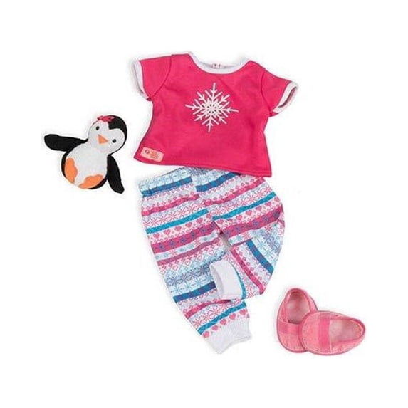 Our Generation Dolls Snow Adorable Snowflake PJS Outfit for Dolls, 18"