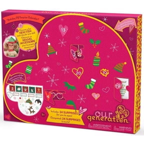 Our Generation Holiday Elf Surprise Calendar (24 Surprises!, Accessories for 18 Dolls)