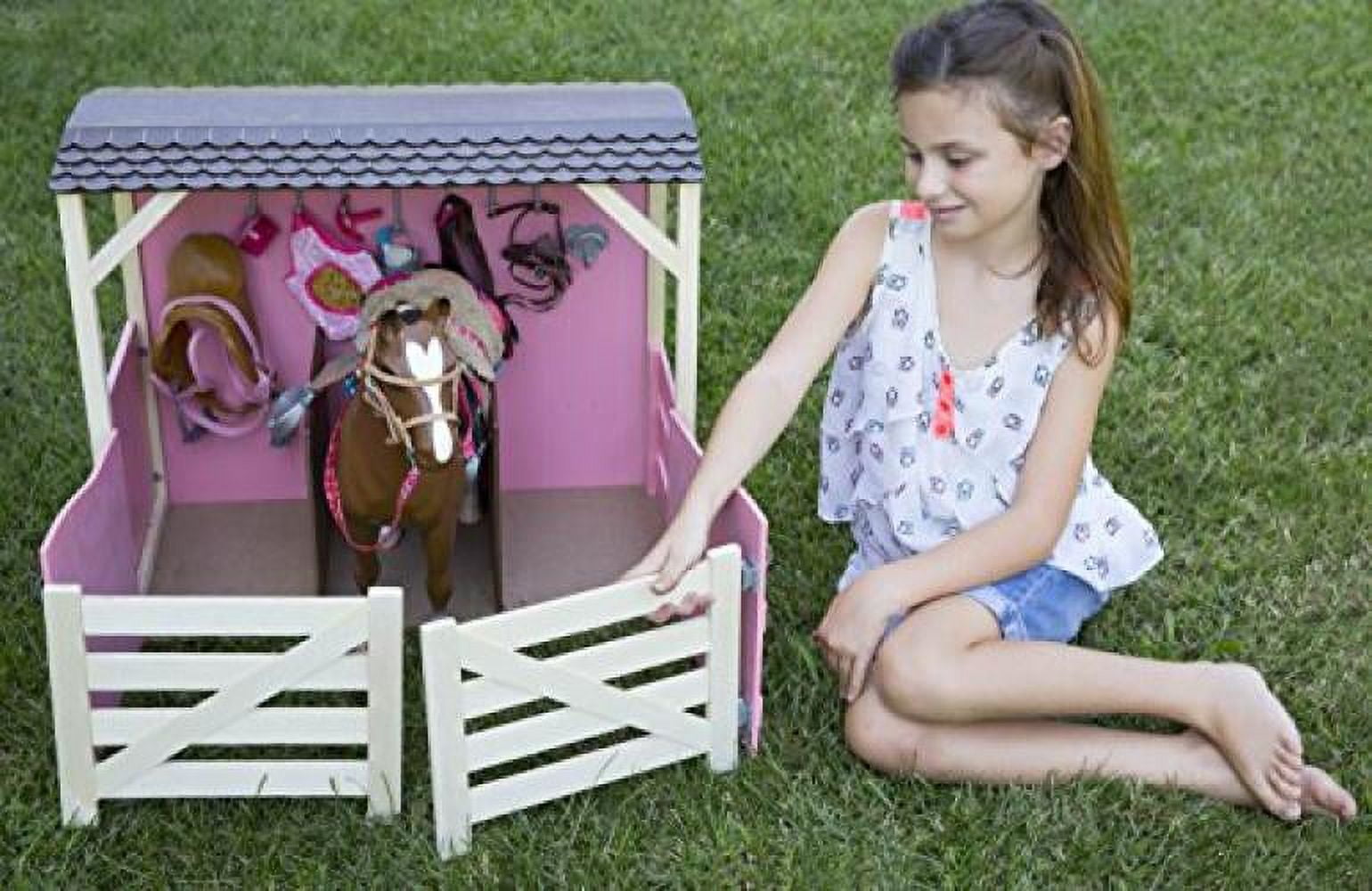 Our Generation Horse Barn Stable and Accessories Set for 18Inch Dolls
