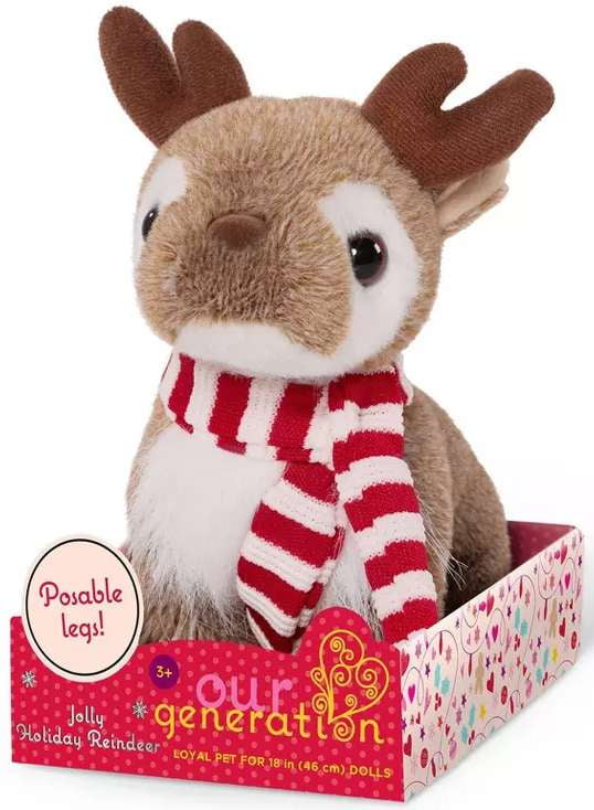 Our Generation Jolly Holiday Reindeer Plush