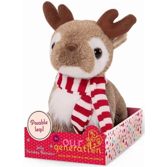 Our Generation Jolly Holiday Reindeer Plush