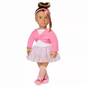 Our Generation Mika 18" Ballerina Doll in Butterfly Themed Ballet Dress