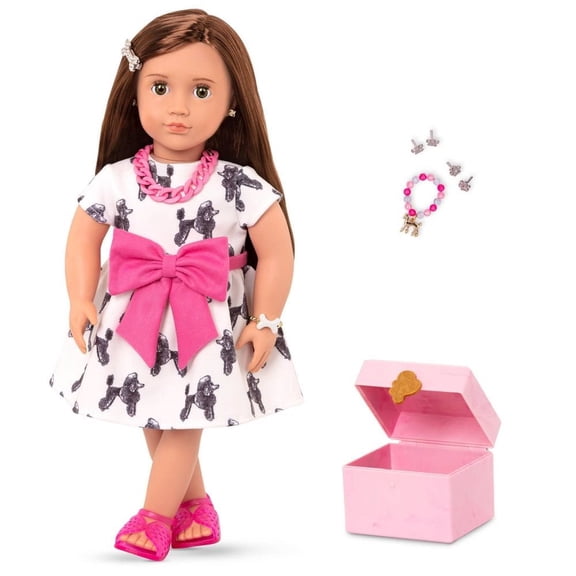 Our Generation - Nancy 18" Doll with Jewelry Box & Pierced Ears