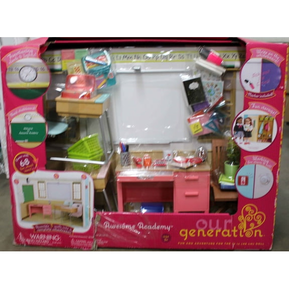 Our Generation School Room Awesome Academy Set for 18 Dolls - Classroom Accessories And Furniture