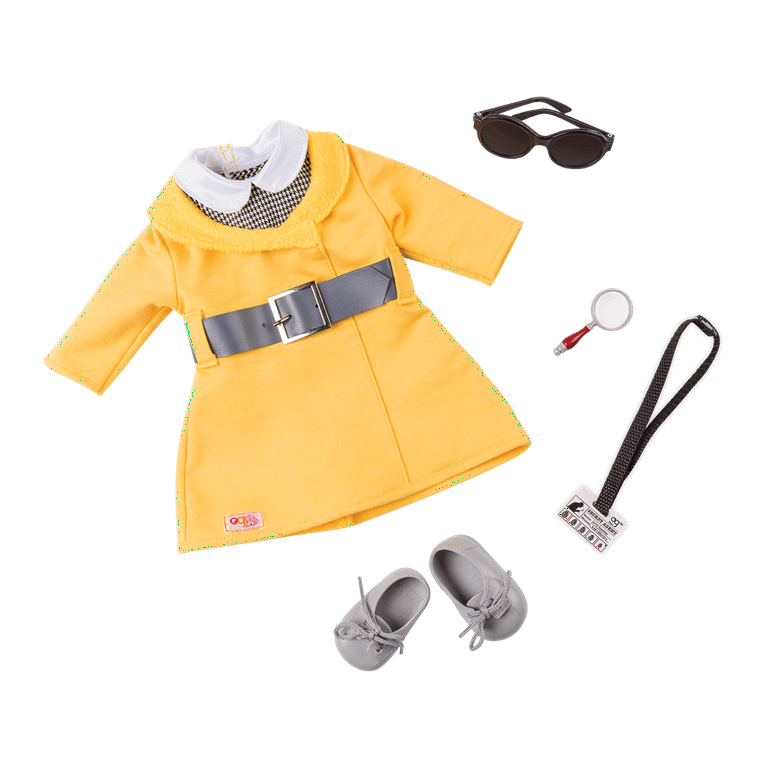 Our Generation Secret Agent Style Deluxe Dress Outfit 6 Piece for 18 Dolls  