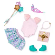 Our Generation Sequin Surprise Party Outfit for 18 Dolls with Mystery Bag & Accessories